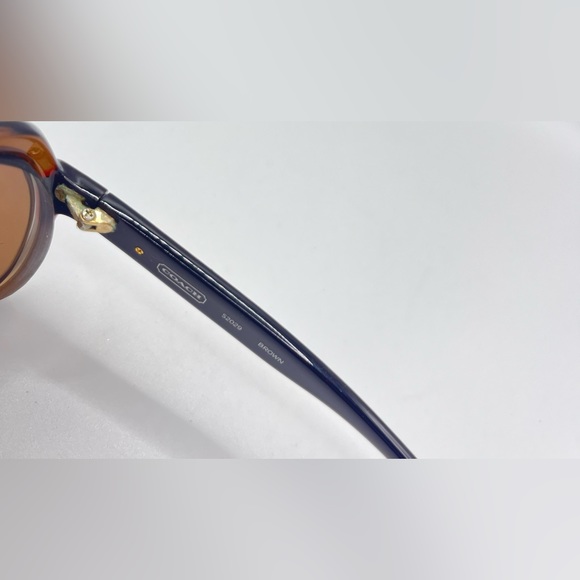 Coach S2029 Brown Oval Sunglasses Frames Only - Picture 7 of 8